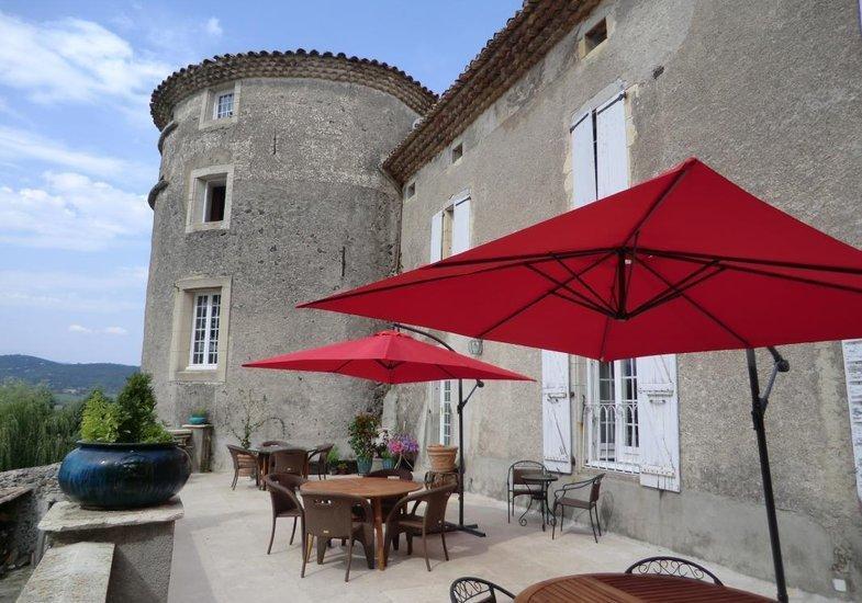 Chomérac Chateau De Mauras מראה חיצוני תמונה